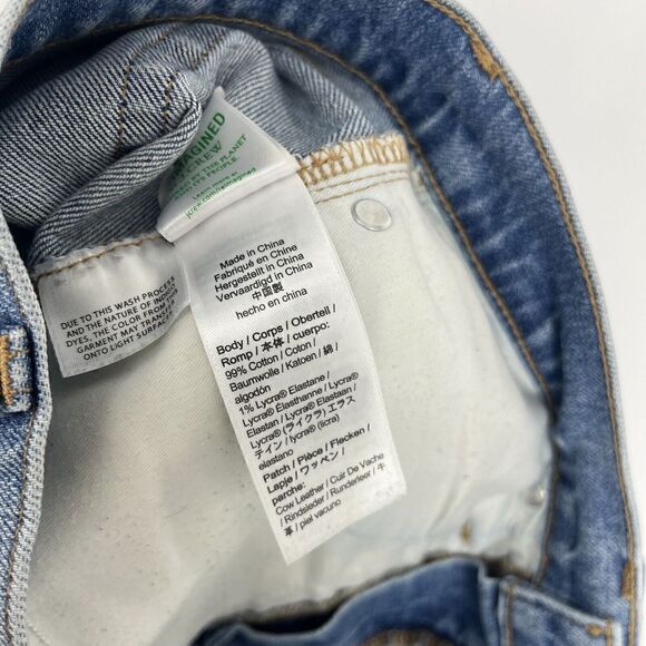 J Crew Jeans Size 28 Tall Womens Blue Demi Boot Jeans Light Wash Stretch Raw Hem - Picture 8 of 10